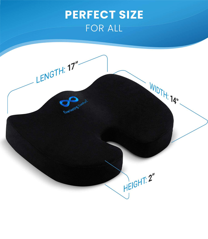 Cojín para asiento de lujo confort con espuma de memoriae