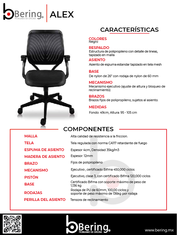 Silla Operativa Alex