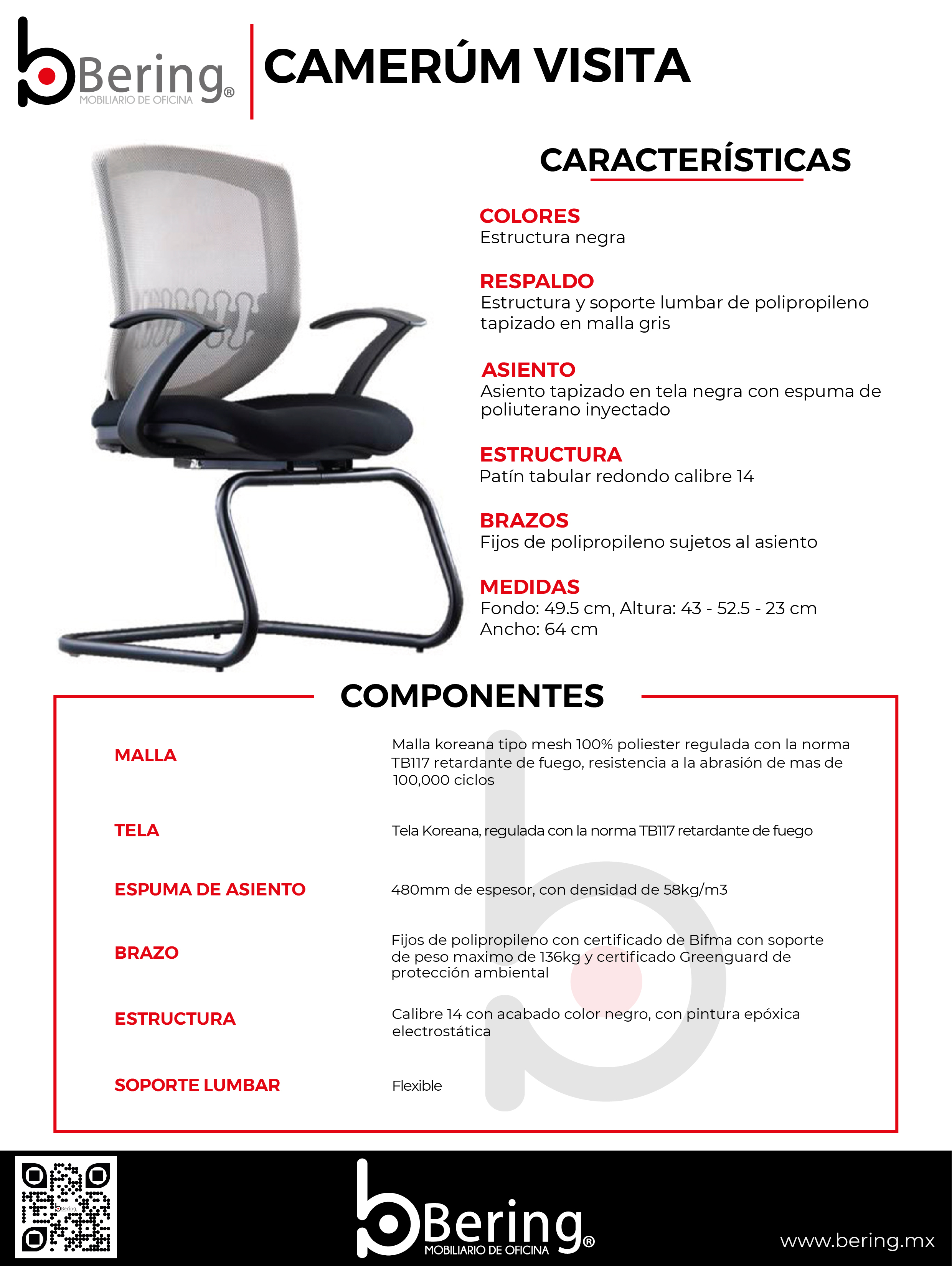 Sillas de Visita para Oficina Camerún