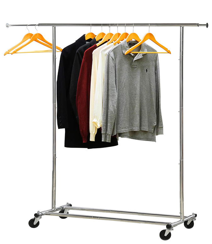 Estante de Ropa Plegable