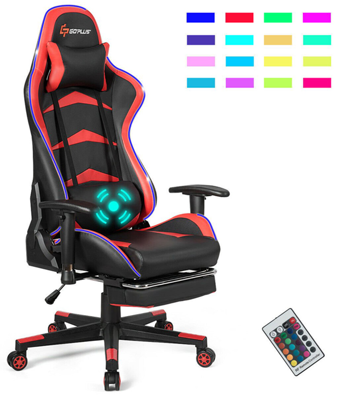 Silla Gamer Goplus Massage Led