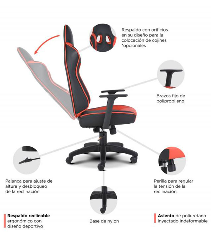 Silla de Gamers 