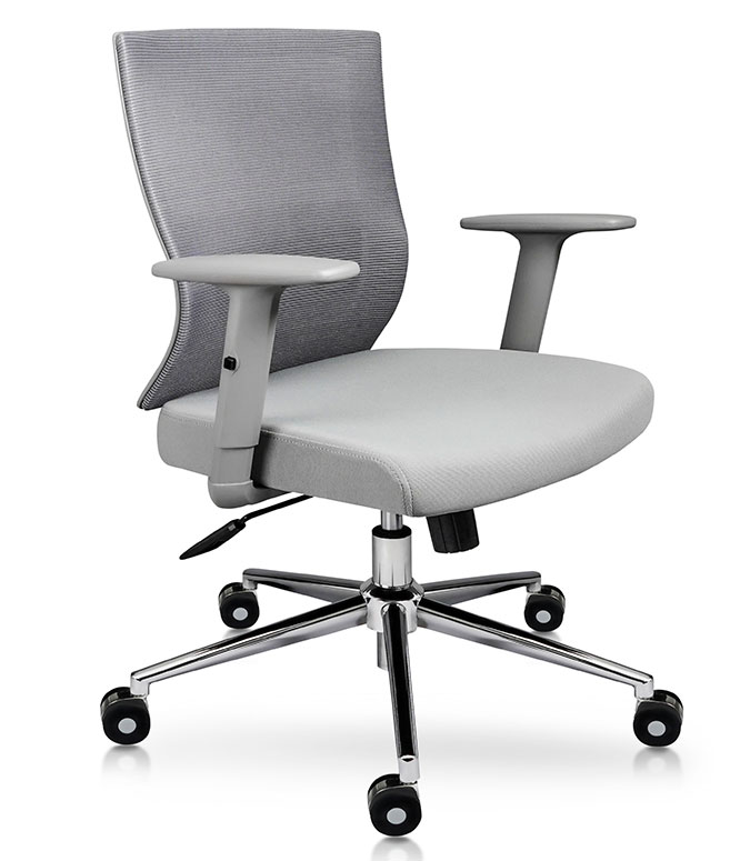Silla secretarial Athenas Gris Ejecutivo