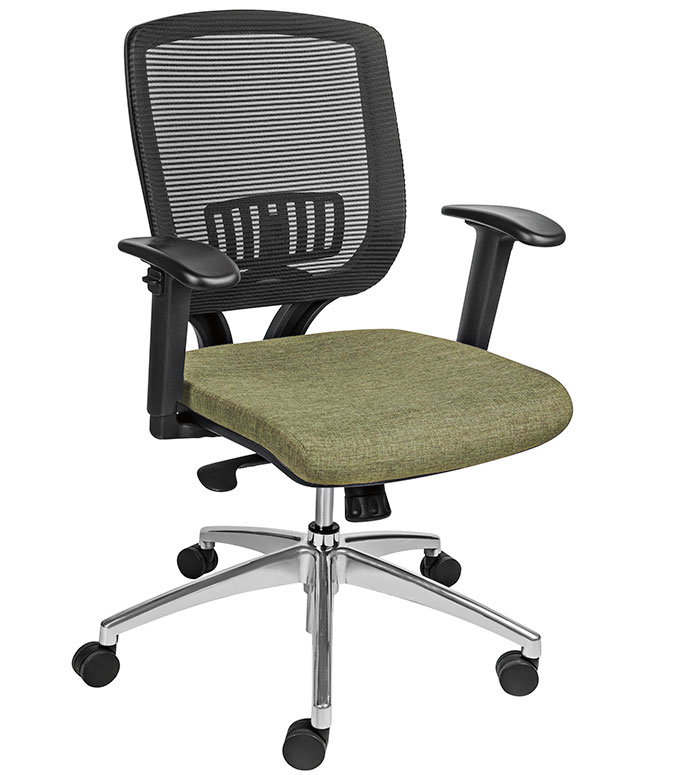 Silla secretarial Embiez Aluminio
